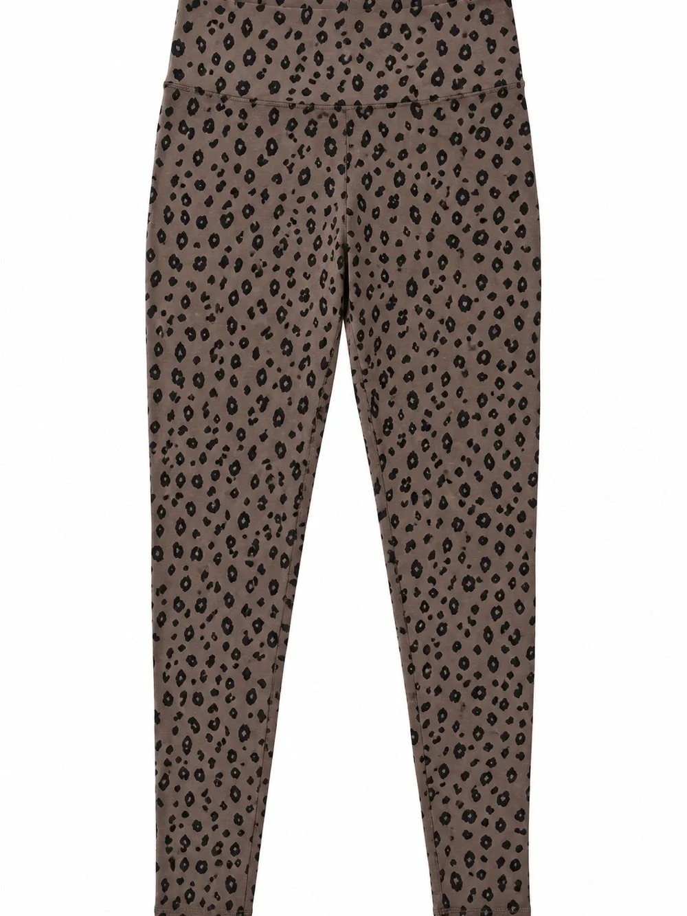 Urban Diction Leopard Print High-Waist Leggings in Brown NEW XL - Picture 2 of 8
